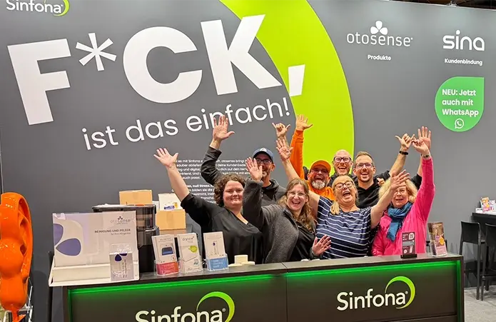 Das Sinfona-Team auf der EUHA 2025