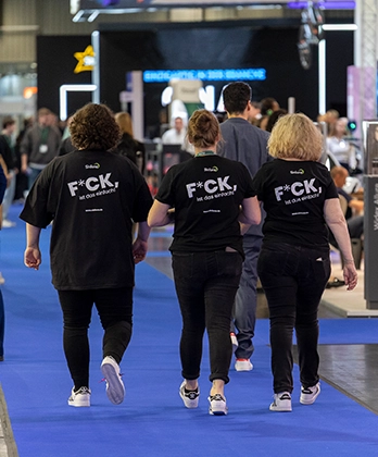 Susanne, Aileen und Kathrin auf der EUHA